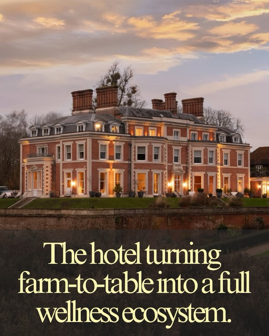 The hotel turning farm-to-table into a full wellness ecosystem