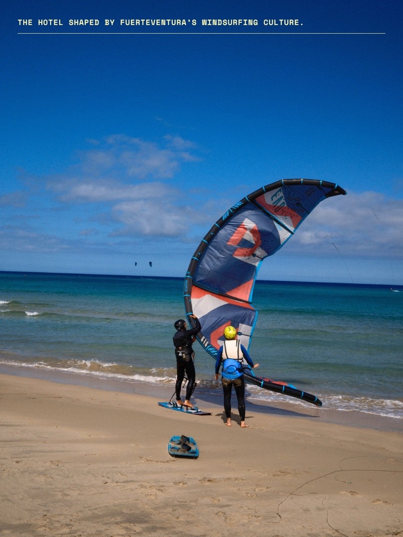 The hotel shaped by Fuerteventura's windsurfing culture